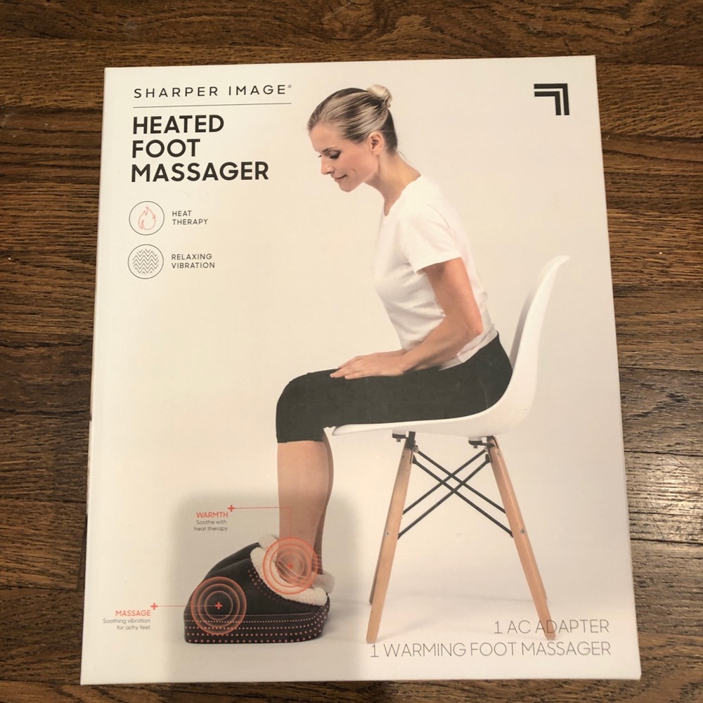 Heated foot massager